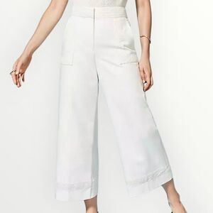 NWT THE MARINA PANT HIGH RISE WITH NOVELTRY TRIM  SZ.2